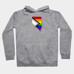 Progress pride flag - Nevada Hoodie